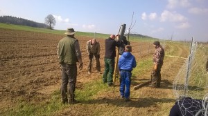 Jäger, Jagdgenossen und LBV im Einsatz für die Natur